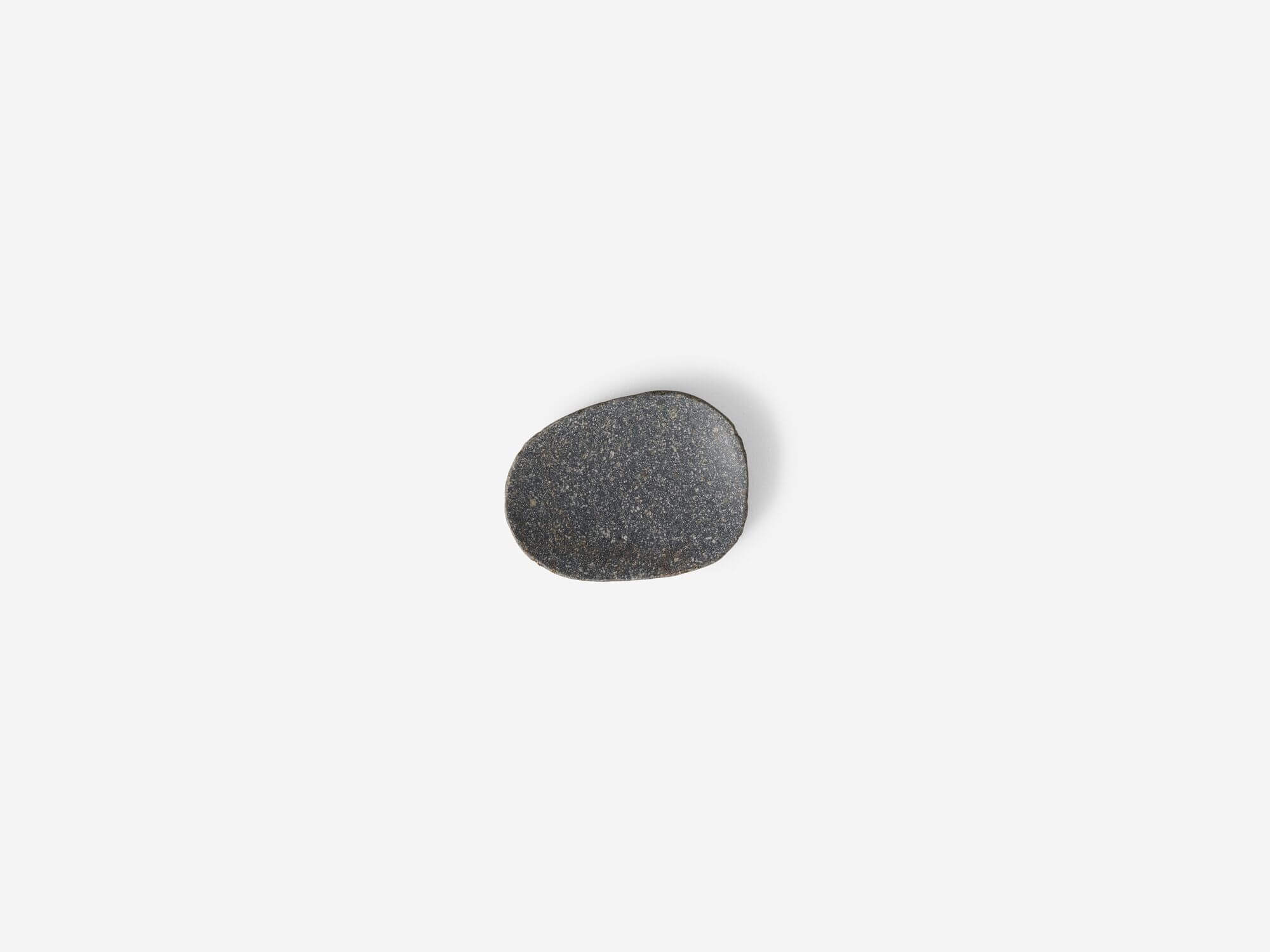 Top view of natural stone platform plate